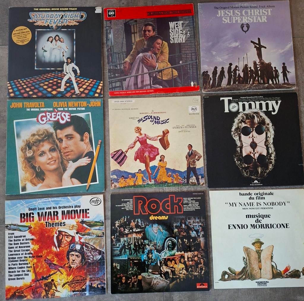 Film en musical LP'S (11 stuks), Ophalen of Verzenden, Gebruikt, 12 inch, Filmmuziek en Soundtracks