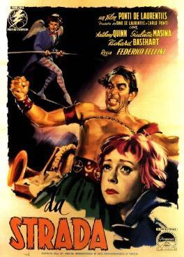 La Strada Frederico Fellini, Anthony Quinn, Giulieta Masina. beschikbaar voor biedingen
