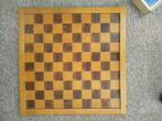 Houten Dambord schaken, Hobby en Vrije tijd, Gezelschapsspellen | Bordspellen, Een of twee spelers, Ophalen of Verzenden, Gebruikt
