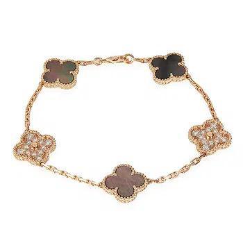 Van Cleef & Arpels Rose Goud Diamant Armband met 18kt, Sieraden, Tassen en Uiterlijk, Armbanden, Nieuw, Goud, Ophalen of Verzenden