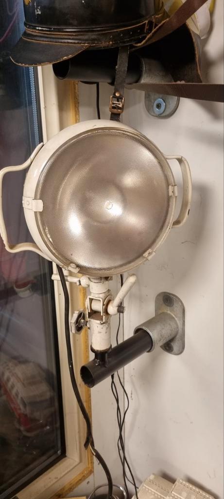 Vintage zoeklicht, Antiek en Kunst, Antiek | Lampen, Ophalen of Verzenden