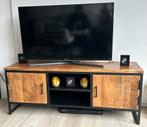 Tv meubel, Ophalen, 100 tot 150 cm, Zo goed als nieuw, Metaal