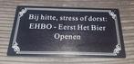 Wandbord bij hitte of stress, Ophalen of Verzenden, Nieuw