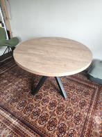 Ronde eettafel 120cm, Ophalen, Zo goed als nieuw, Vier personen, 100 tot 150 cm