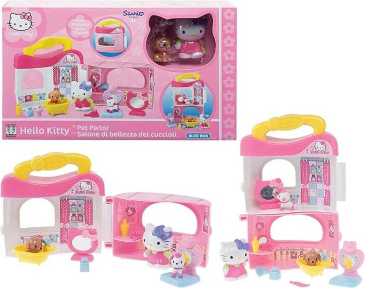 Hello Kitty poppetje in schattig koffertje - NIEUW, Kinderen en Baby's, Speelgoed | Poppenhuizen, Nieuw, Poppenhuis, Ophalen