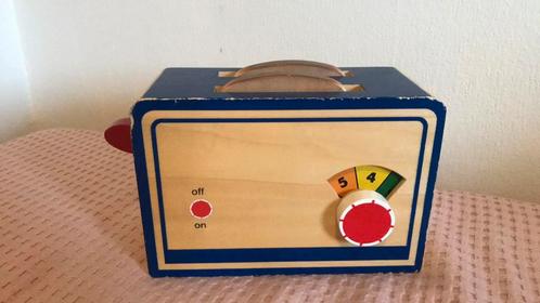 Houten broodrooster met 2 broodjes, Kinderen en Baby's, Speelgoed | Houten speelgoed, Gebruikt, Overige typen, Ophalen of Verzenden