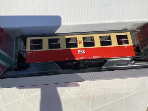 Lgb 337300 HSB rijtuig met stadswapen Gernrode NIEUW IN OVP, Hobby en Vrije tijd, Modeltreinen | Overige schalen, Nieuw, Wagon