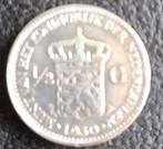 Zilveren halve gulden 1930, Postzegels en Munten, Munten | Nederland, ½ gulden, Zilver, Ophalen of Verzenden, Koningin Wilhelmina