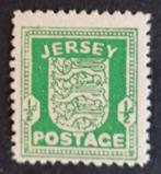 Jersey nr. 1X grauw papier, Verzenden, Overige landen, Postfris