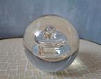 Vintage glazen presse-papier met swirl, Antiek en Kunst, Ophalen of Verzenden