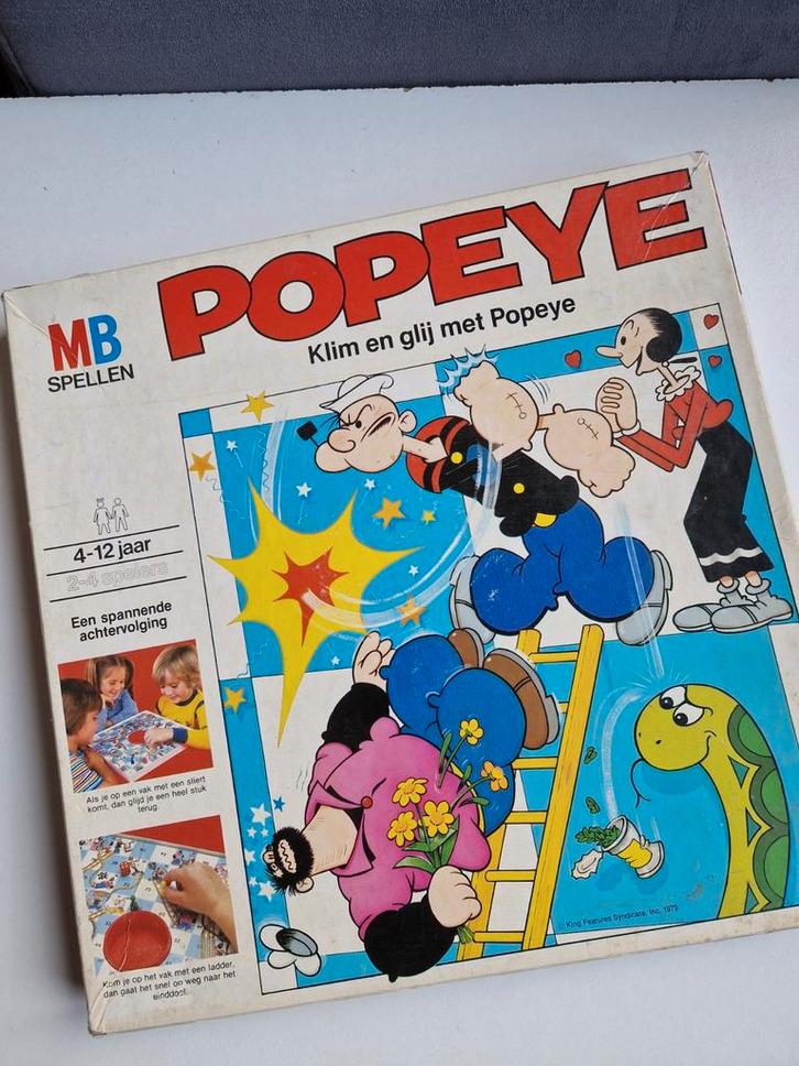 Popeye klim en glij met popeye, Hobby en Vrije tijd, Gezelschapsspellen | Bordspellen, Een of twee spelers, Ophalen of Verzenden