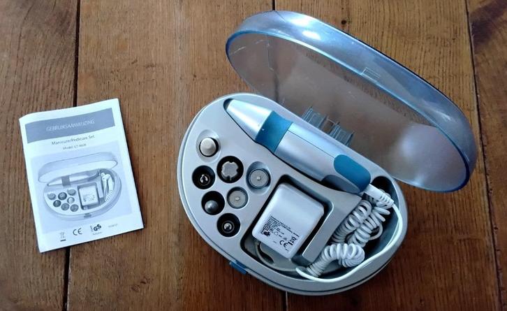 Manicure/pedicure Set - manicure - pedicure - + handleiding, Witgoed en Apparatuur, Persoonlijke-verzorgingsapparatuur, Zo goed als nieuw