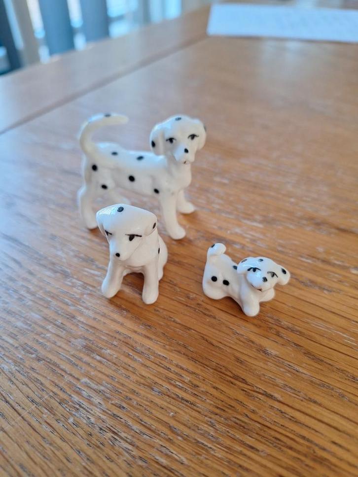 Set van 3 Dalmatier Hondjes Beeldjes, Verzamelen, Beelden en Beeldjes, Ophalen of Verzenden