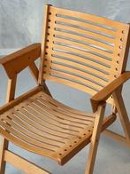 Rex stoel Niko Kralj design klapstoel vintage folding chair, Huis en Inrichting, Stoelen, Gebruikt, Bruin, Ophalen of Verzenden