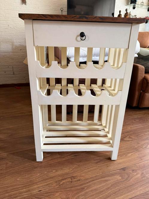 Wijnrek/ kast, Huis en Inrichting, Woonaccessoires | Wijnrekken, Zo goed als nieuw, Minder dan 50 cm, Hout, Ophalen
