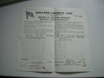 Inklaringsbrief bagage Holland America Line 1948 S.S Veendam, Verzamelen, Ophalen of Verzenden, Gebruikt, Motorboot, Gebruiksvoorwerp