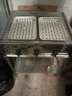 Rvs horeca bbq op gas, Ophalen, Gebruikt