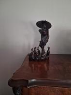 Beeld Houtsnijwerk Man met ganzen, Antiek en Kunst, Kunst | Beelden en Houtsnijwerken, Ophalen of Verzenden