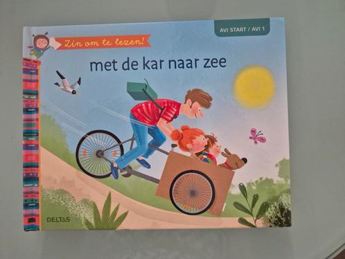 Leesboek avi start - Met de kar naar zee, Boeken, Kinderboeken | Jeugd | onder 10 jaar, Zo goed als nieuw, Fictie algemeen, Ophalen of Verzenden