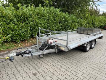 Hapert H3500 kantel machinetransporter tandemas 3500kg lier beschikbaar voor biedingen