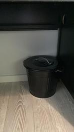 Ikea prullenbak zwart, Ophalen, Zo goed als nieuw, Kunststof, Minder dan 50 cm