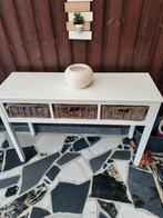 Sidetables, Huis en Inrichting, Tafels | Sidetables, Ophalen, Zo goed als nieuw, 25 tot 50 cm, Rechthoekig