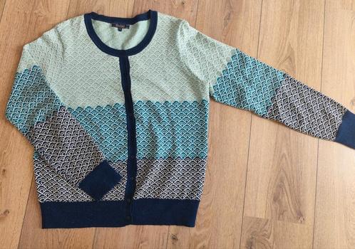 King Louie vest XL, Kleding | Dames, Truien en Vesten, Zo goed als nieuw, Maat 46/48 (XL) of groter, Blauw, Ophalen of Verzenden