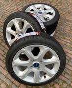 Ford Fiesta MK7 velgen + nieuwe 195/45 R16 winterbanden, 16 inch, Banden en Velgen, Nieuw, 195 mm
