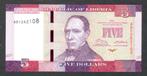 Bankbiljet - Liberia - 5 Dollars - 2016 - UNC, Ophalen of Verzenden, Overige landen, Los biljet