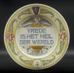 Wandbord Rijnland Vrede Versailles 1919, Antiek en Kunst, Verzenden