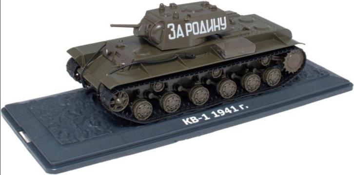KV-1 Tank Kliment Voroshilov 76.2 mm ZiS-5 Rode Leger 1941, Hobby en Vrije tijd, Modelbouw | Auto's en Voertuigen, Nieuw, Tank