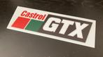 CASTROL GTX  reclamebord kunststof 40x13 cm, Reclamebord, Ophalen of Verzenden, Zo goed als nieuw