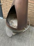 RVS Buitenkachel - Stijlvolle Tuinverwarming, Tuin en Terras, Ophalen of Verzenden, Gebruikt
