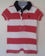 *SALE* 1-delig coral/wit Ralph Lauren pakje maat 56 *Nw*, Kinderen en Baby's, Babykleding | Maat 56, Meisje, Nieuw, Ophalen of Verzenden