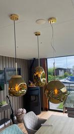 Hanglampen geïnspireerd door Tom Dixon - Goud, Huis en Inrichting, Ophalen, Gebruikt, Glas