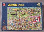 Jan van Haasteren puzzel 3000 stukjes Ascot paardenrace, Hobby en Vrije tijd, Ophalen, Meer dan 1500 stukjes, Gebruikt, Legpuzzel