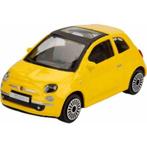 Bburago	Fiat 500 new geel Street Fire 1/43 1:43, Ophalen of Verzenden, Nieuw, Auto, Overige merken