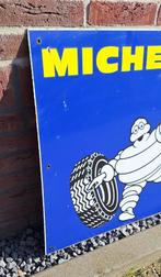 Emaille Michelin banden reclamebord🚨, Verzamelen, Merken en Reclamevoorwerpen, Reclamebord, Gebruikt, ., Ophalen of Verzenden