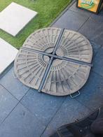 Zware parasol voet compleet., Tuin en Terras, Parasols, Ophalen, Zo goed als nieuw, Minder dan 1 meter, Parasolvoet