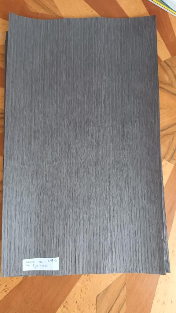 Grijs ingekleurd Eiken fineer, Hobby en Vrije tijd, Overige Hobby en Vrije tijd, Nieuw, Ophalen of Verzenden