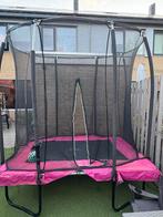 Trampoline met veiligheidsnet, Ophalen of Verzenden, Gebruikt