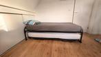 Uitschuifbed - Ideaal voor logees! met 2 matrassen, Ophalen, Verstelbaar, 90 cm, Eenpersoons