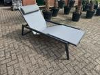 Suns Therme ligbed - sunlounger royal grey verstelbaar, Ophalen, Nieuw, Aluminium, Verstelbaar