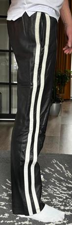 Leren jogger relax broek maat xl, Ophalen of Verzenden, Gedragen, Maat 56/58 (XL), Zwart