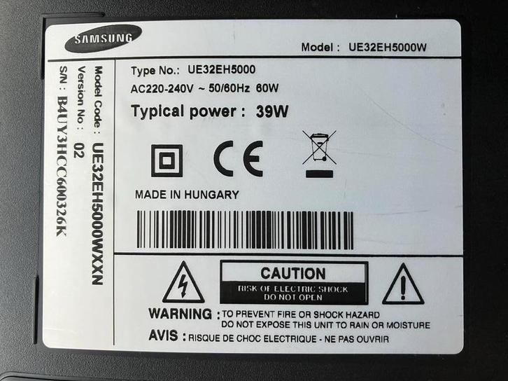 Samsung UE32EH5000, Audio, Tv en Foto, Televisies, Ophalen