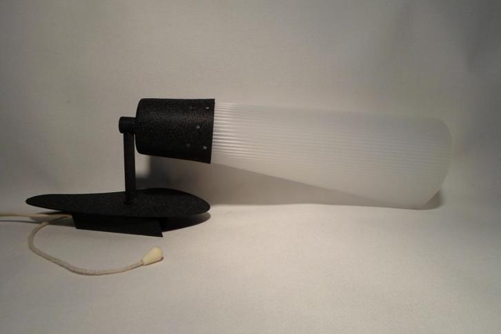 Vintage Wand Lamp Kunststof Metaal, Huis en Inrichting, Lampen | Wandlampen, Zo goed als nieuw, Kunststof, Metaal, Ophalen of Verzenden