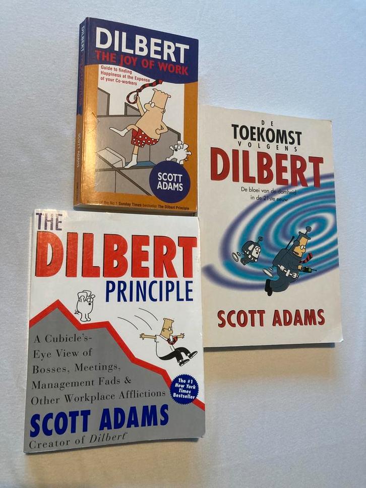 Dilbert (Scott Adams) 3x, Boeken, Economie, Management en Marketing, Gelezen, Management, Ophalen of Verzenden
