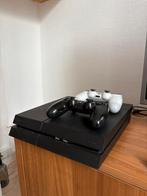 PlayStation 4 + 3 games + 2 controllers, Ophalen, Gebruikt, Met 2 controllers, Original
