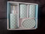 Bathroom Solutions Grijs/Witte 4-Delige Retro Badkamerset, Ophalen of Verzenden, Nieuw, Wit, Overige typen