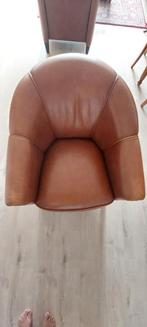 Lederen fauteuil, Huis en Inrichting, Stoelen, Leer, Ophalen of Verzenden, Zo goed als nieuw, Classic